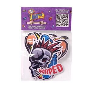 Vans Warped Tour Patch and Stickers 30th Anniversary New in Package